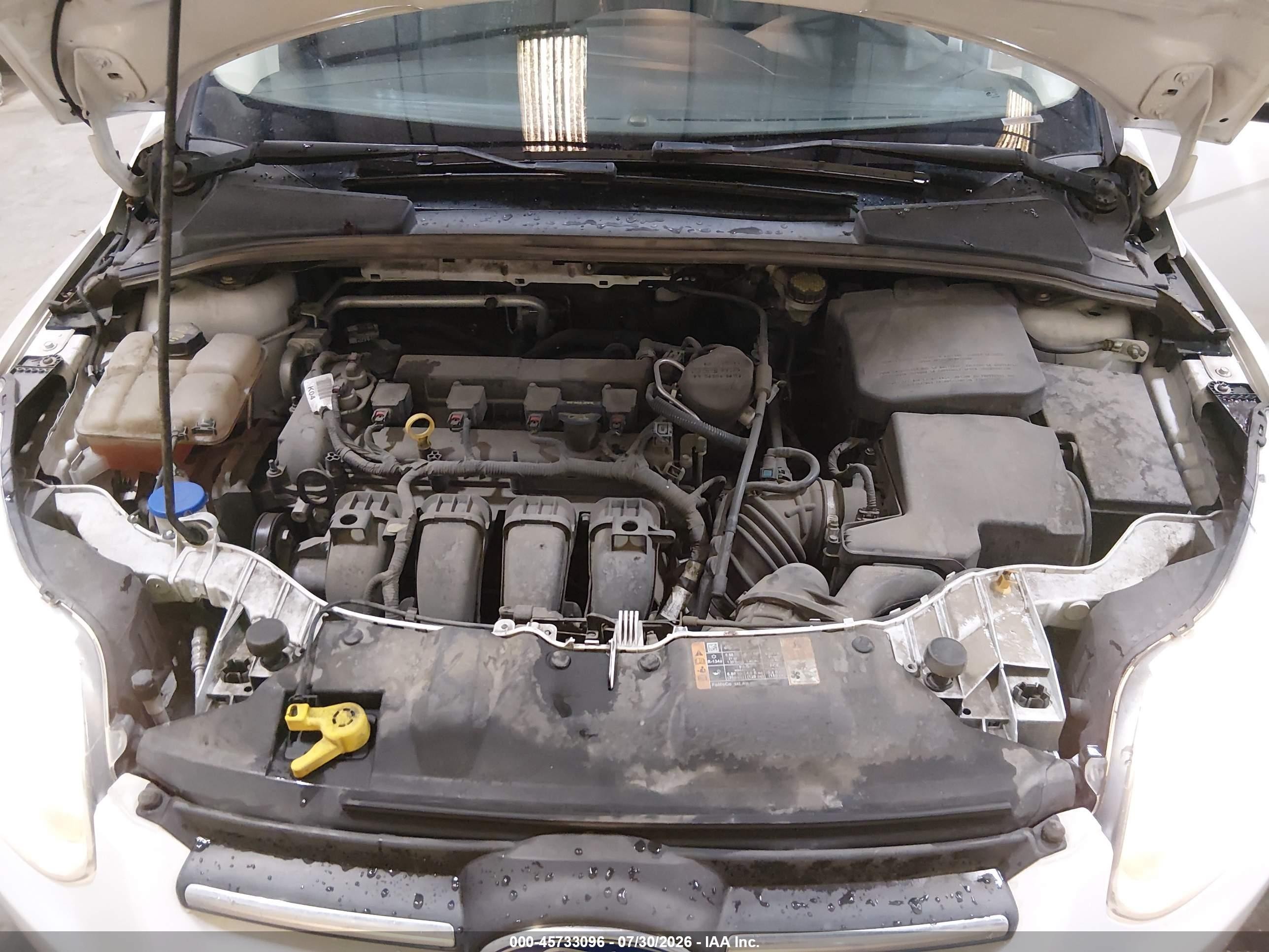 2014 Ford Focus Se Белый vin: 1FADP3F20EL373865