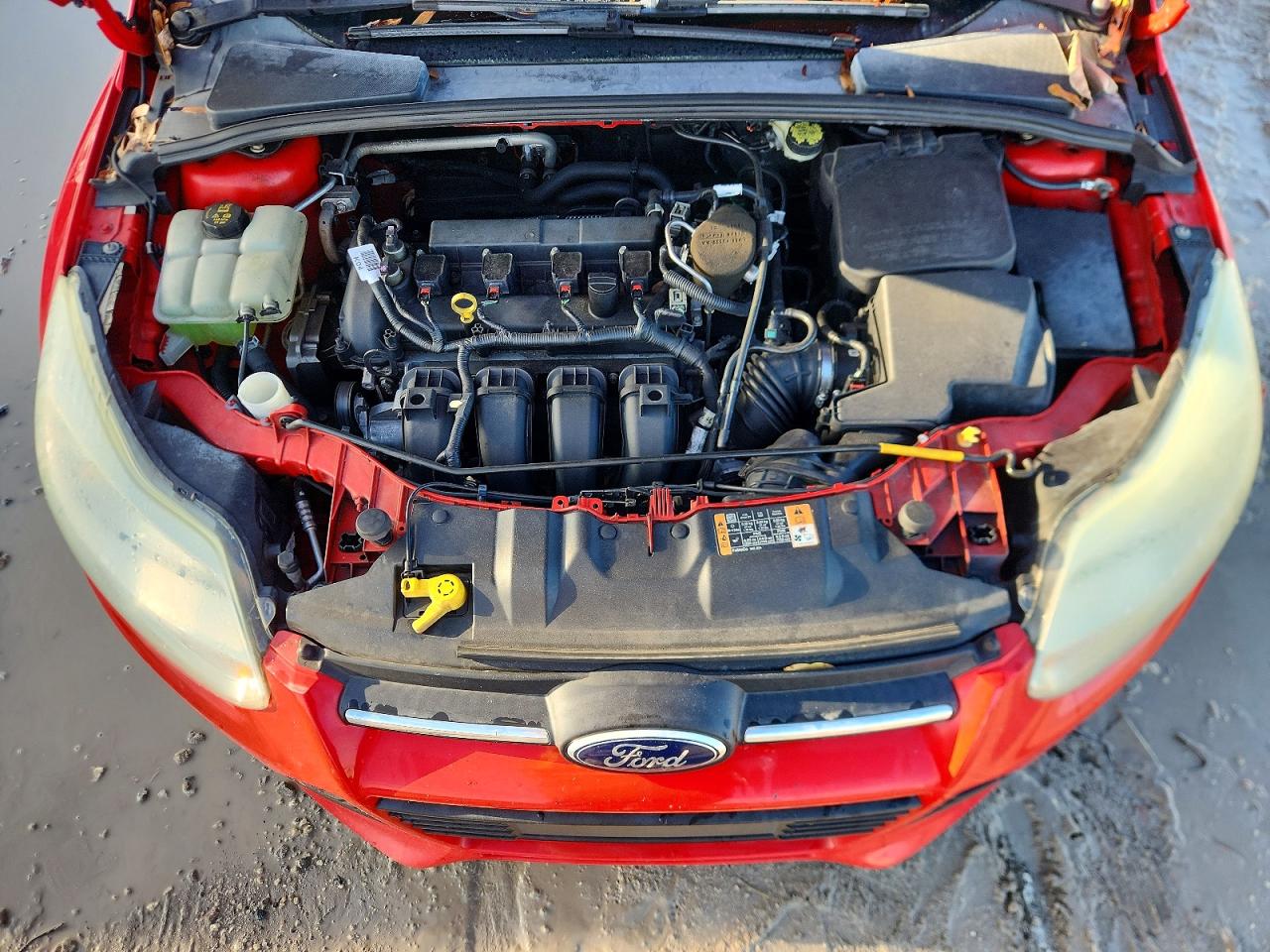 2014 Ford Focus Se Red vin: 1FADP3F20EL403396