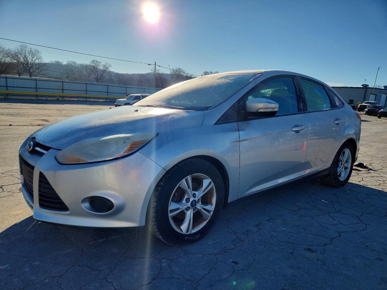 2014 Ford Focus Se Silver vin: 1FADP3F20EL426063