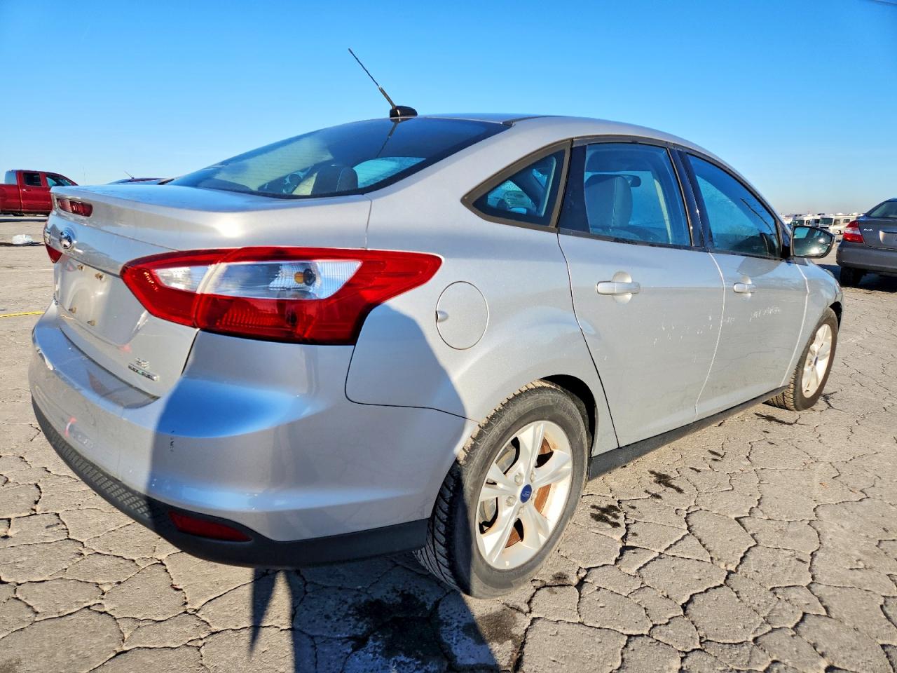 2014 Ford Focus Se Silver vin: 1FADP3F20EL426063
