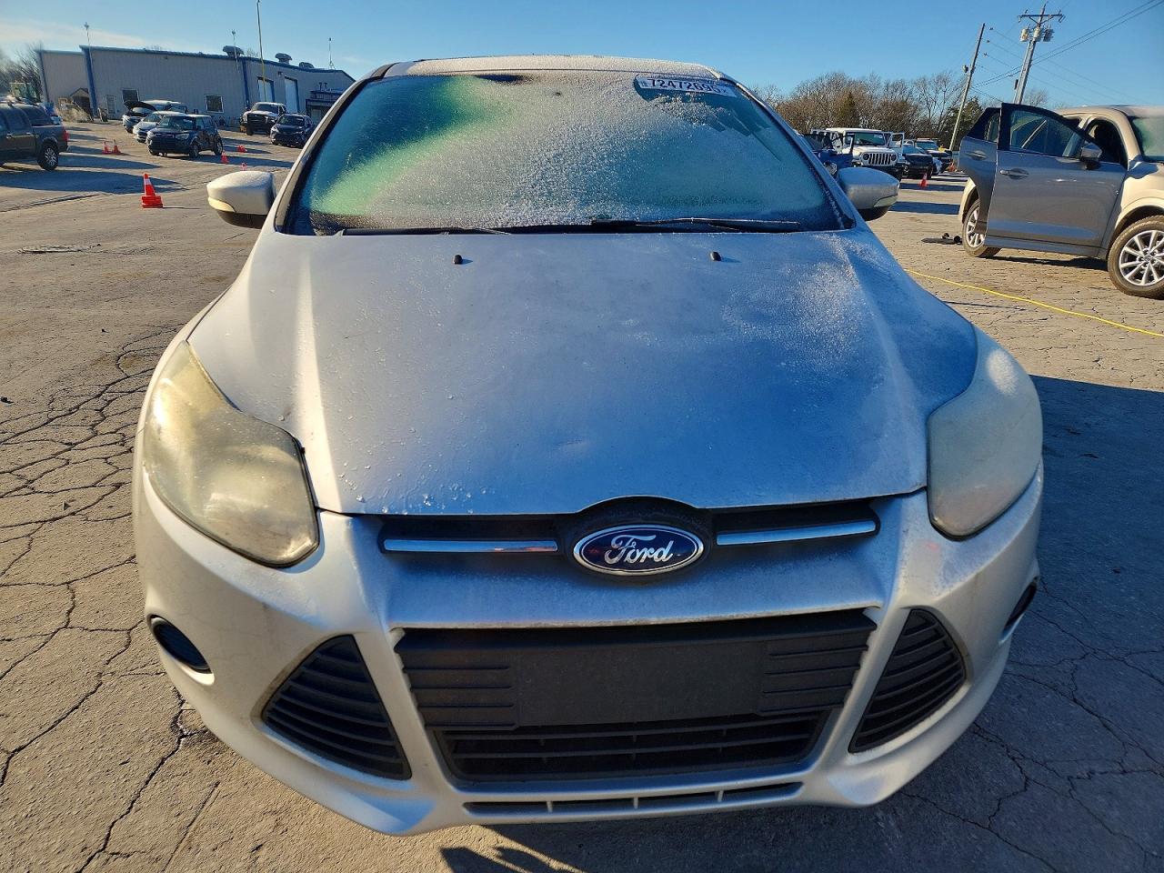 2014 Ford Focus Se Silver vin: 1FADP3F20EL426063