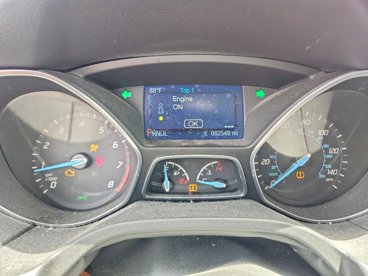2014 Ford Focus Se Red vin: 1FADP3F20EL428363