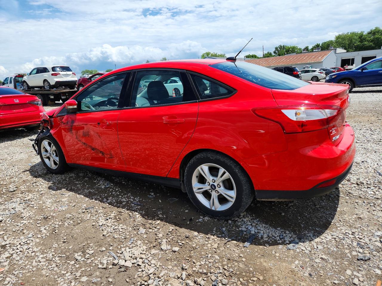 2014 Ford Focus Se Red vin: 1FADP3F20EL428363