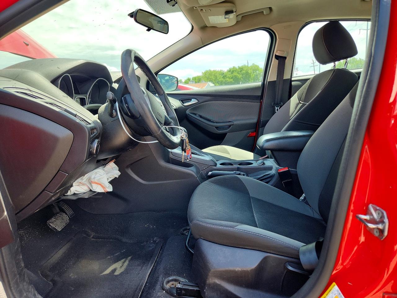 2014 Ford Focus Se Red vin: 1FADP3F20EL428363