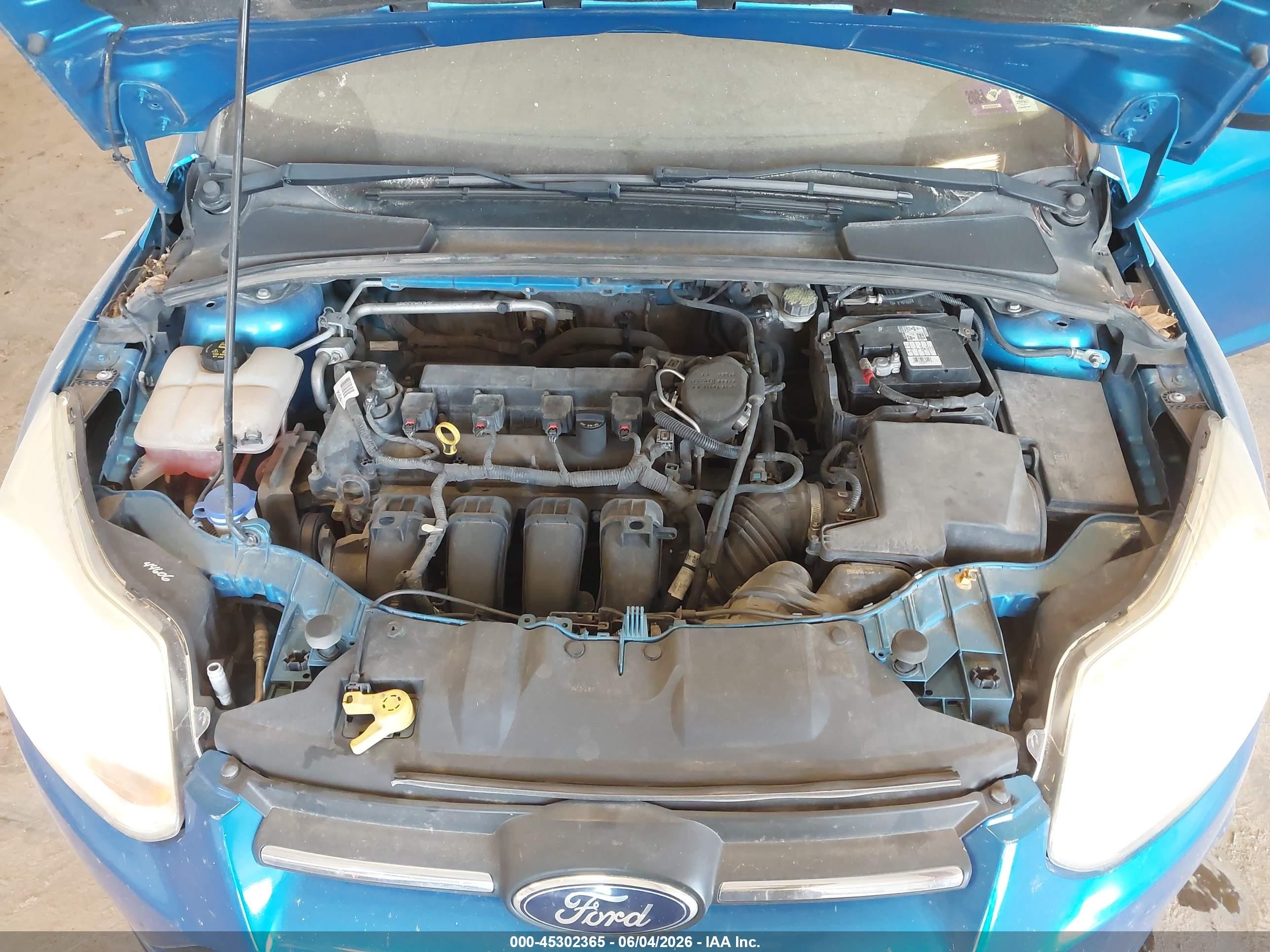 2014 Ford Focus Se Blue vin: 1FADP3F20EL428914