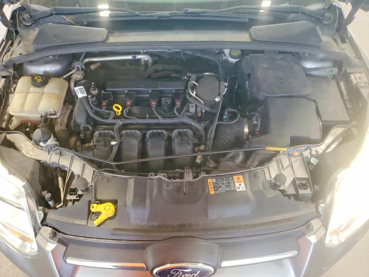 2014 Ford Focus Se Gray vin: 1FADP3F20EL432039