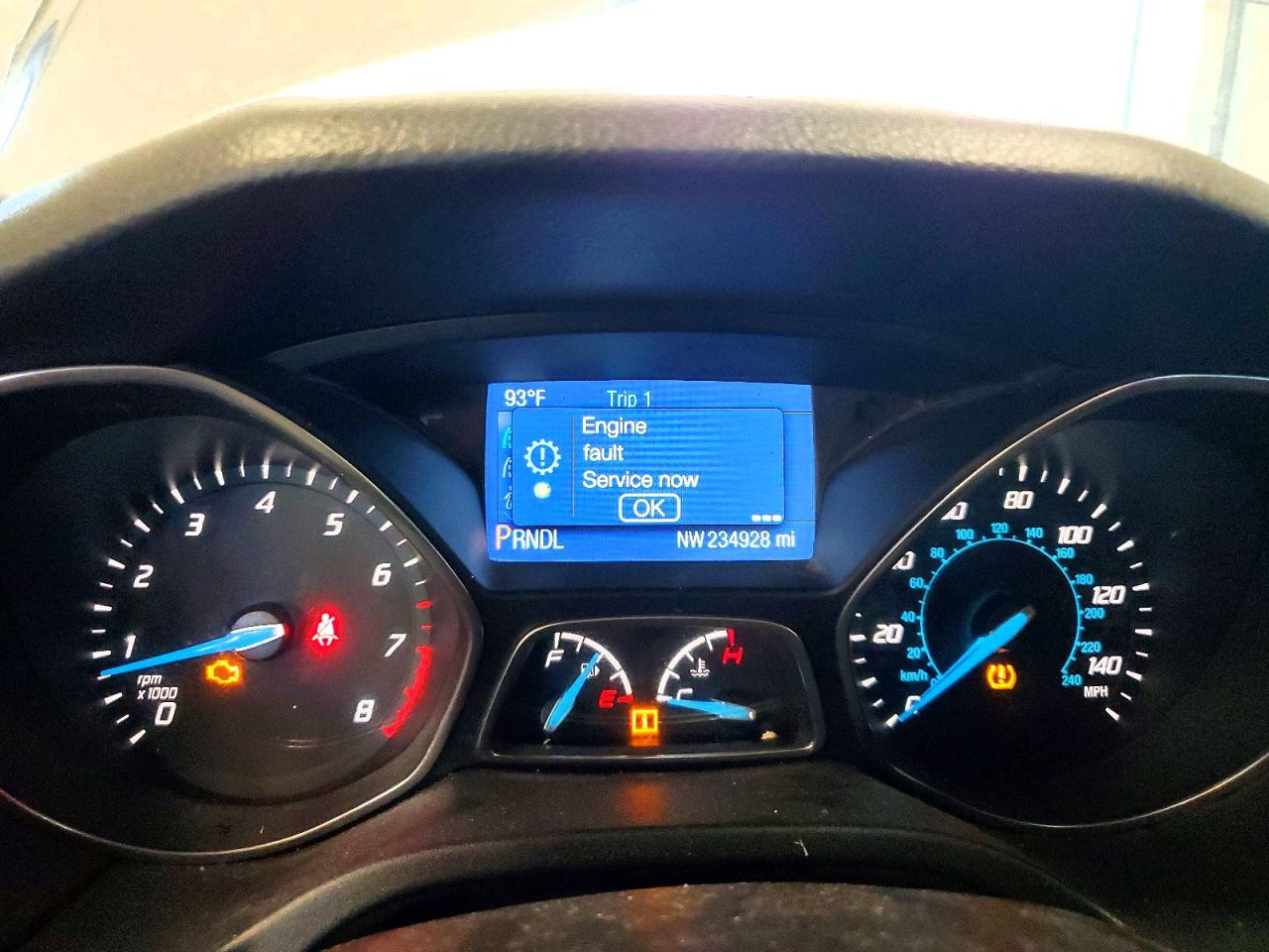2014 Ford Focus Se Gray vin: 1FADP3F20EL432039