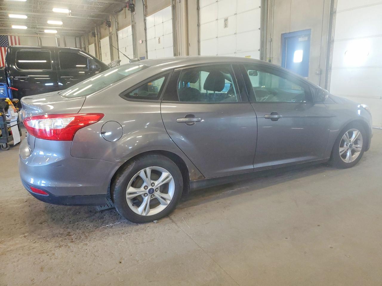 2014 Ford Focus Se Gray vin: 1FADP3F20EL432039