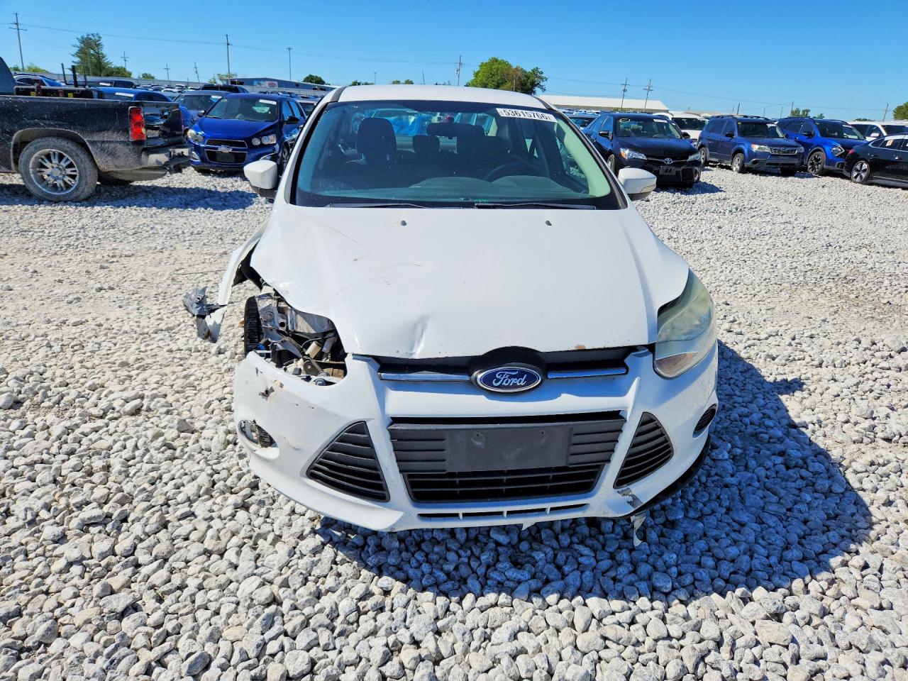 2014 Ford Focus Se White vin: 1FADP3F20EL432073