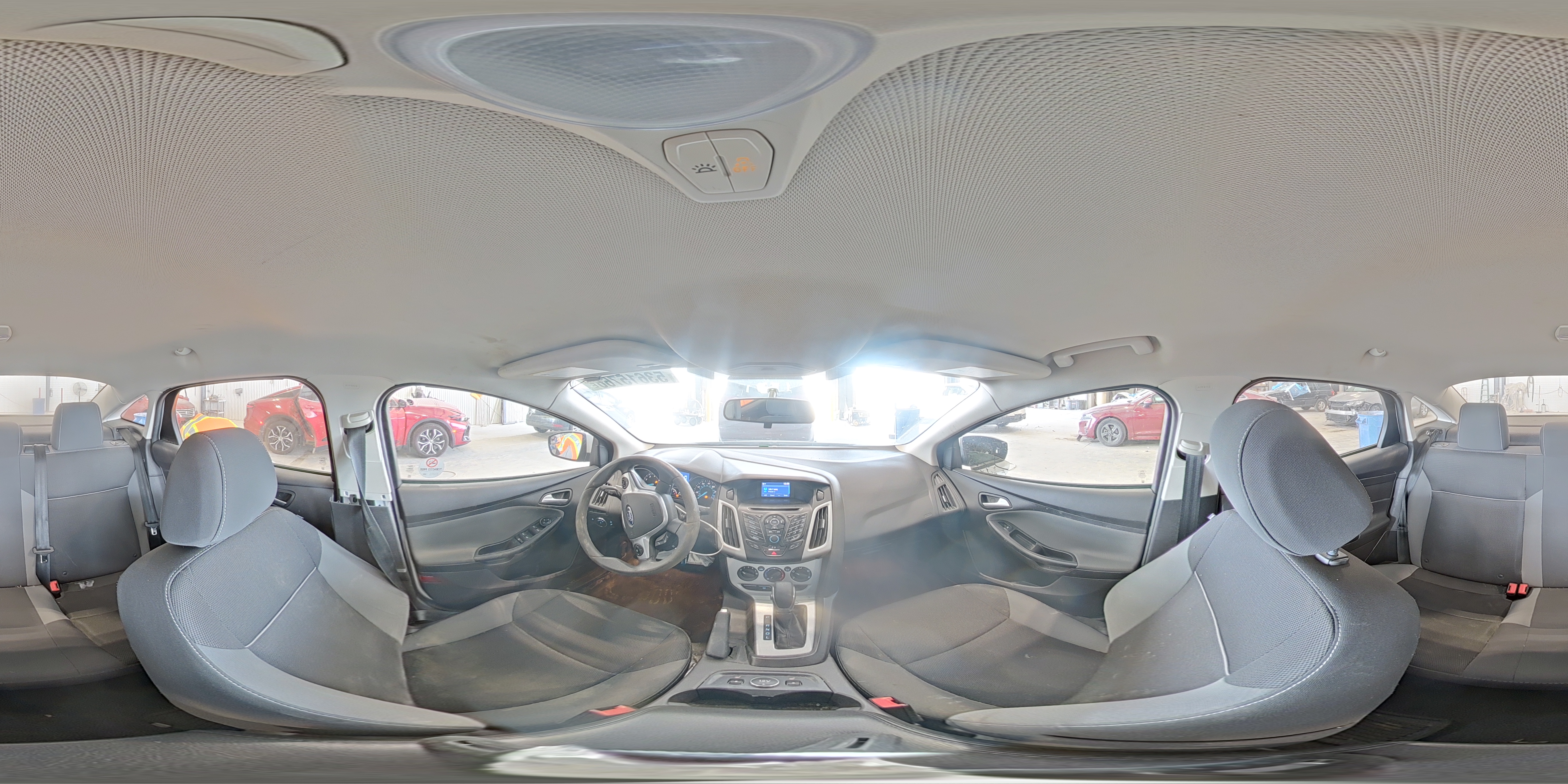 2014 Ford Focus Se White vin: 1FADP3F20EL432073
