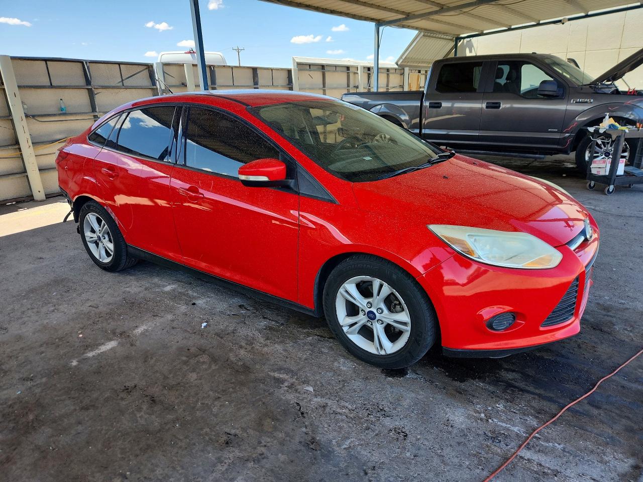 2014 Ford Focus Se Red vin: 1FADP3F20EL432168