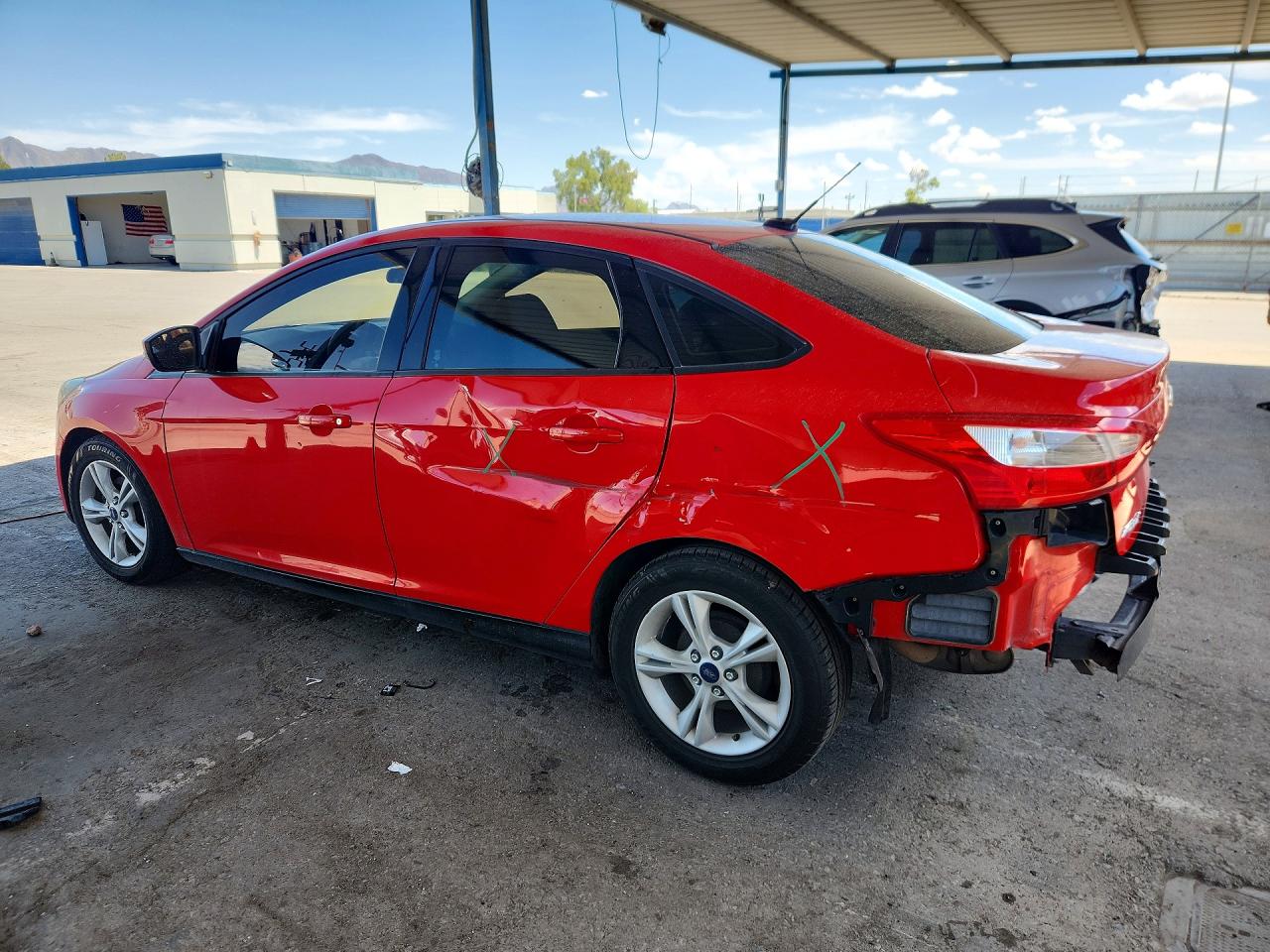 2014 Ford Focus Se Red vin: 1FADP3F20EL432168