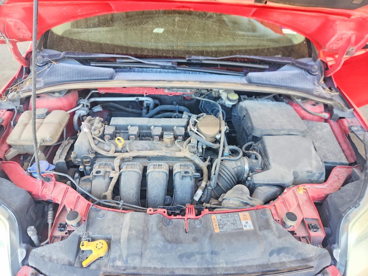 2014 Ford Focus Se Red vin: 1FADP3F20EL432168