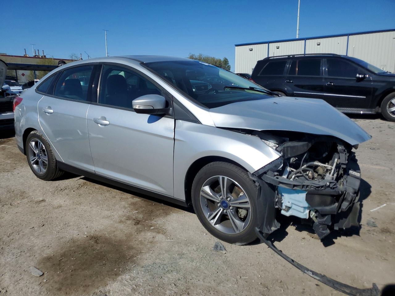 2014 Ford Focus Se Silver vin: 1FADP3F20EL432526
