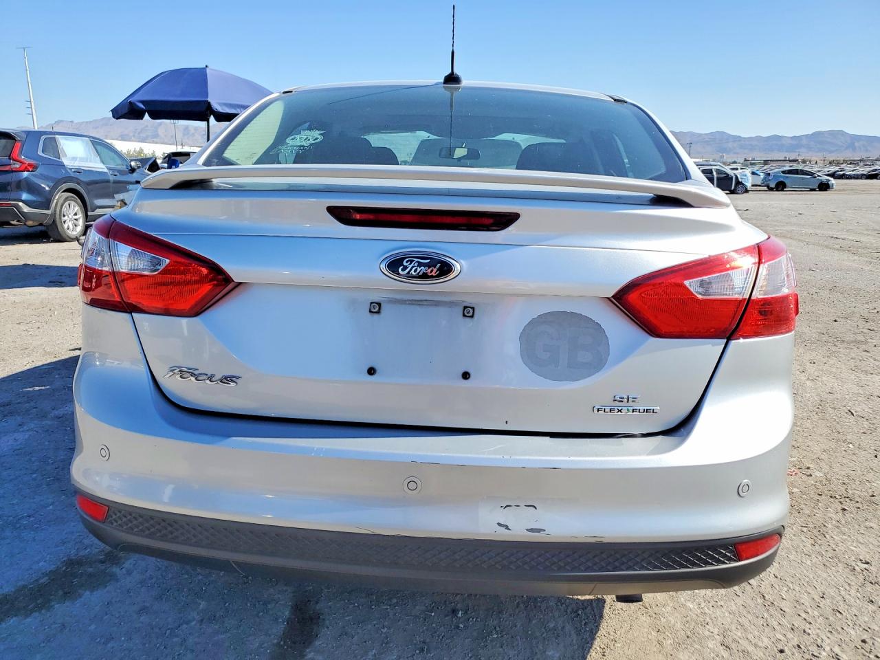 2014 Ford Focus Se Silver vin: 1FADP3F20EL432526