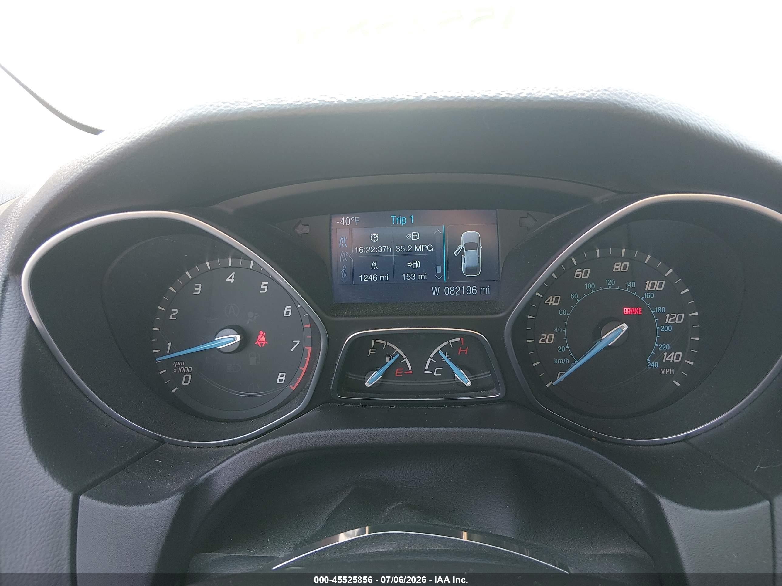 2014 Ford Focus Se Silver vin: 1FADP3F20EL453585