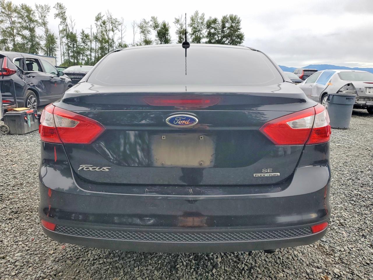 2014 Ford Focus Se Black vin: 1FADP3F20EL455241