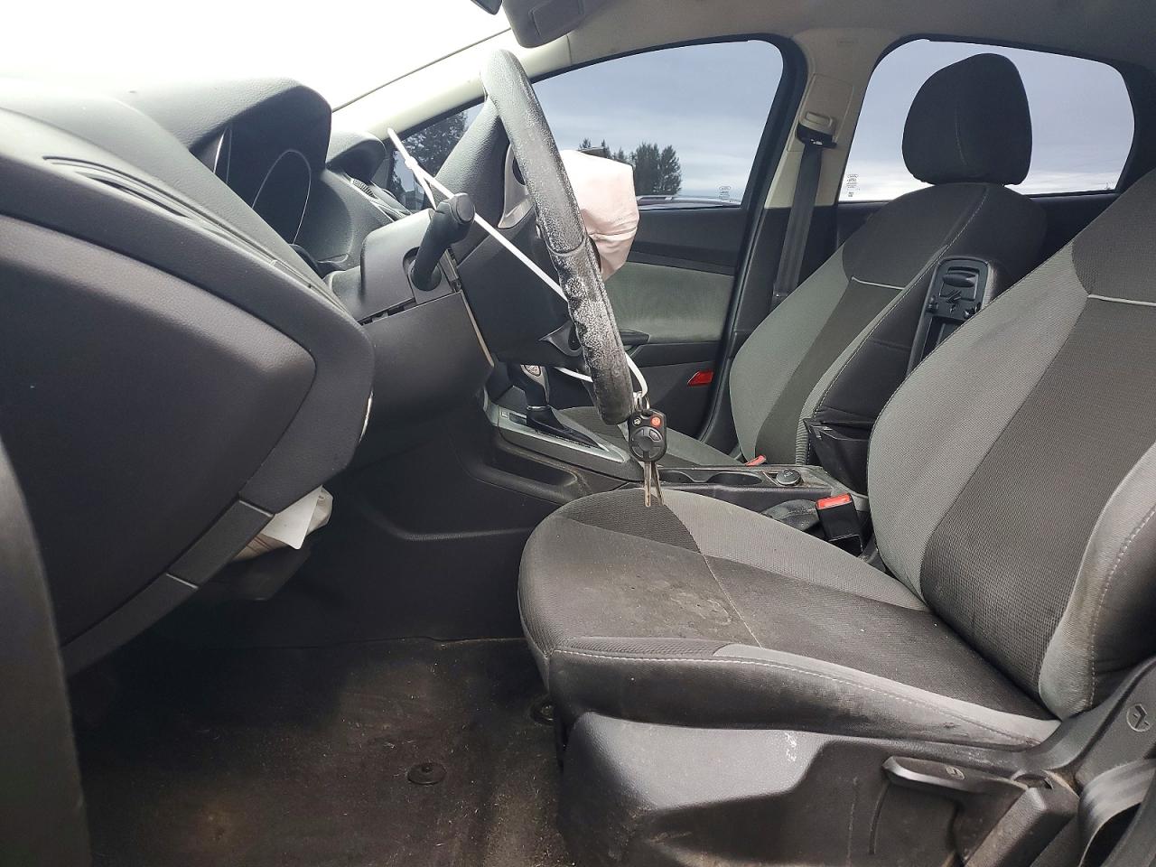2014 Ford Focus Se Black vin: 1FADP3F20EL455241
