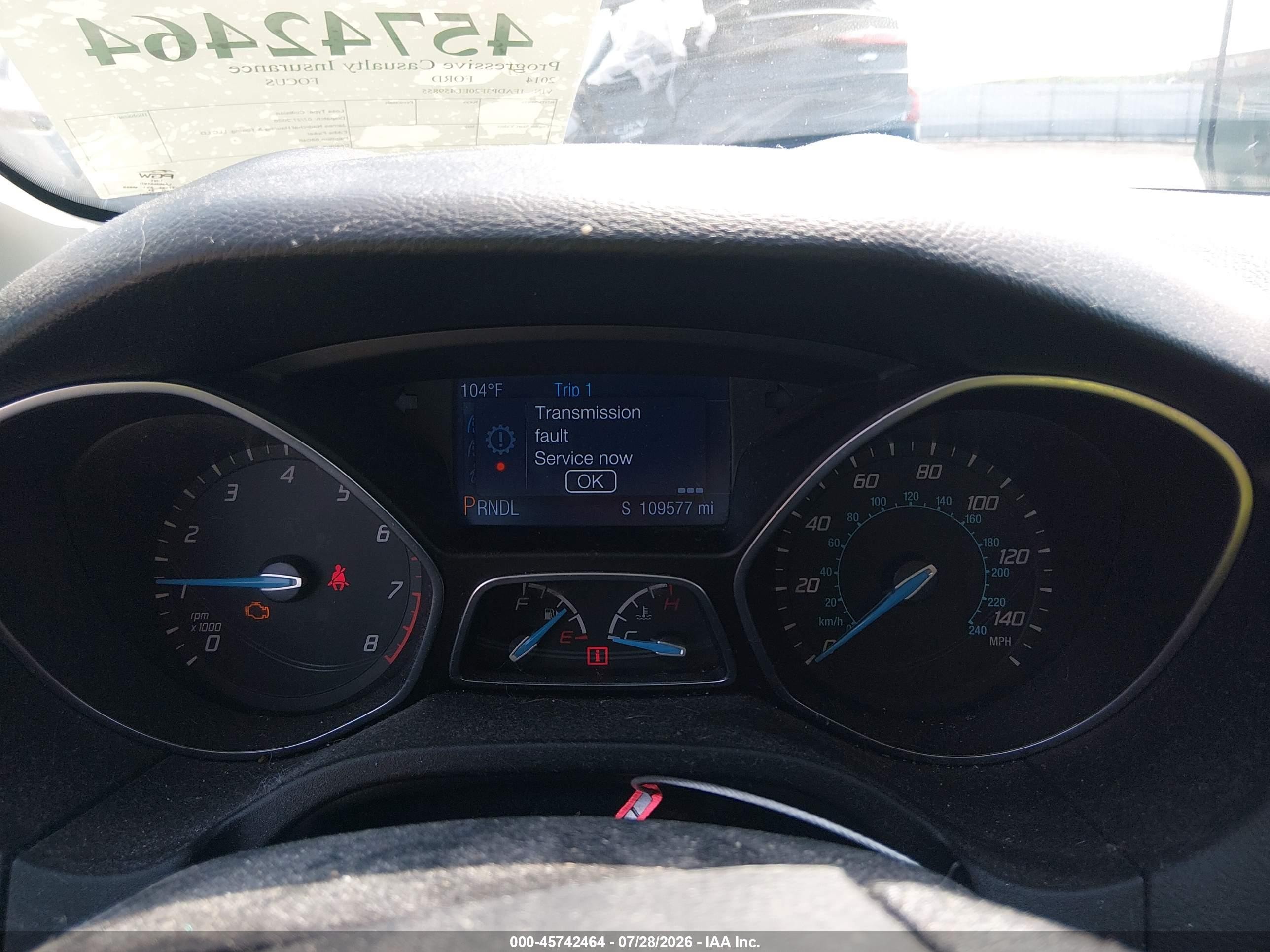 2014 Ford Focus Se Gray vin: 1FADP3F20EL459855