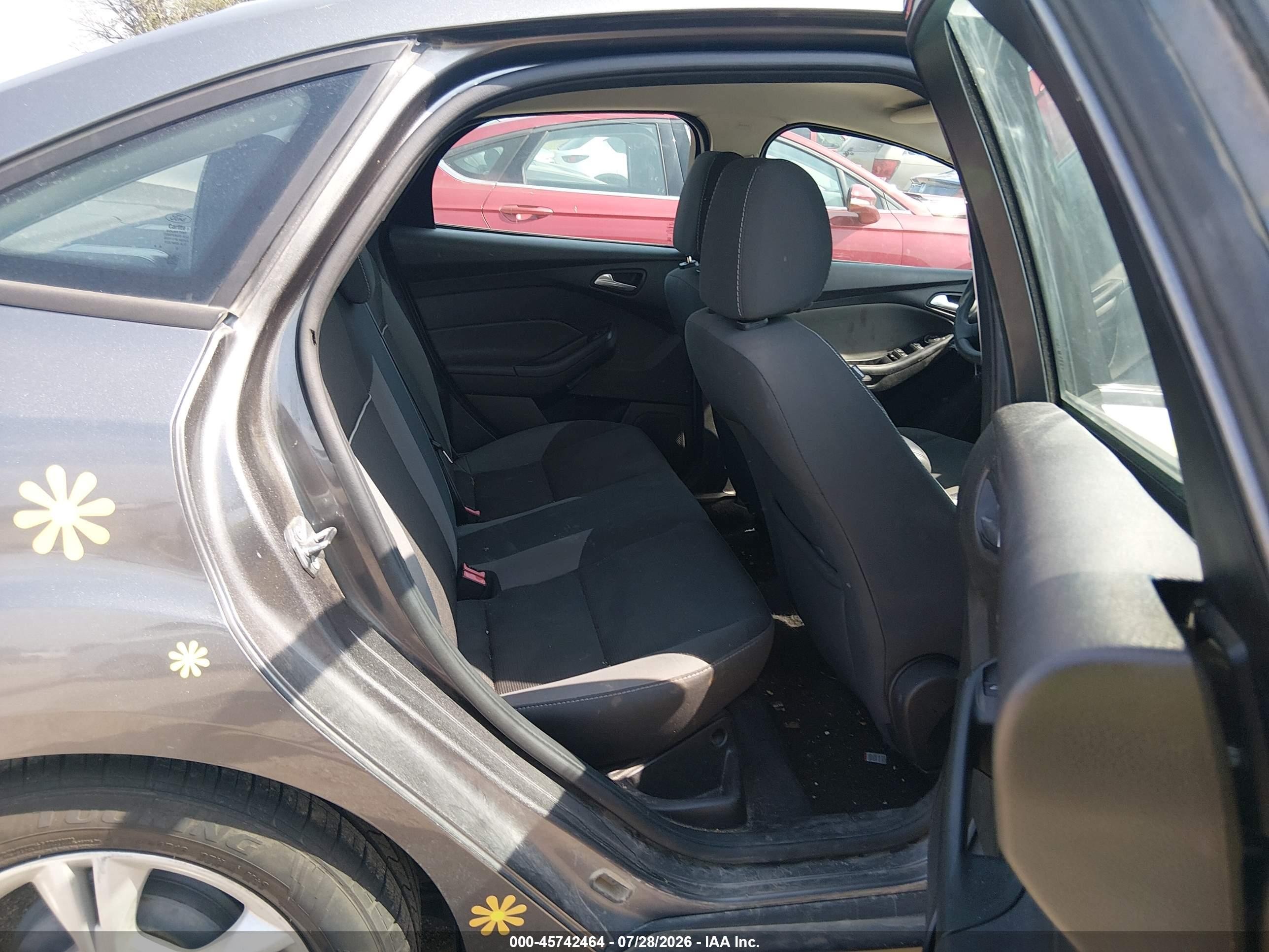 2014 Ford Focus Se Gray vin: 1FADP3F20EL459855