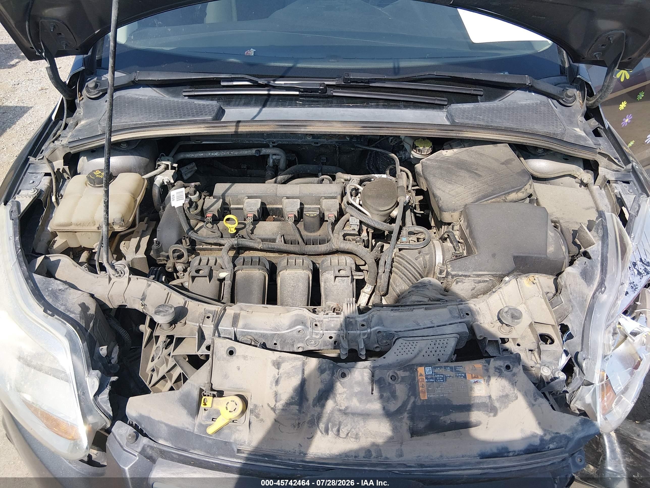 2014 Ford Focus Se Gray vin: 1FADP3F20EL459855