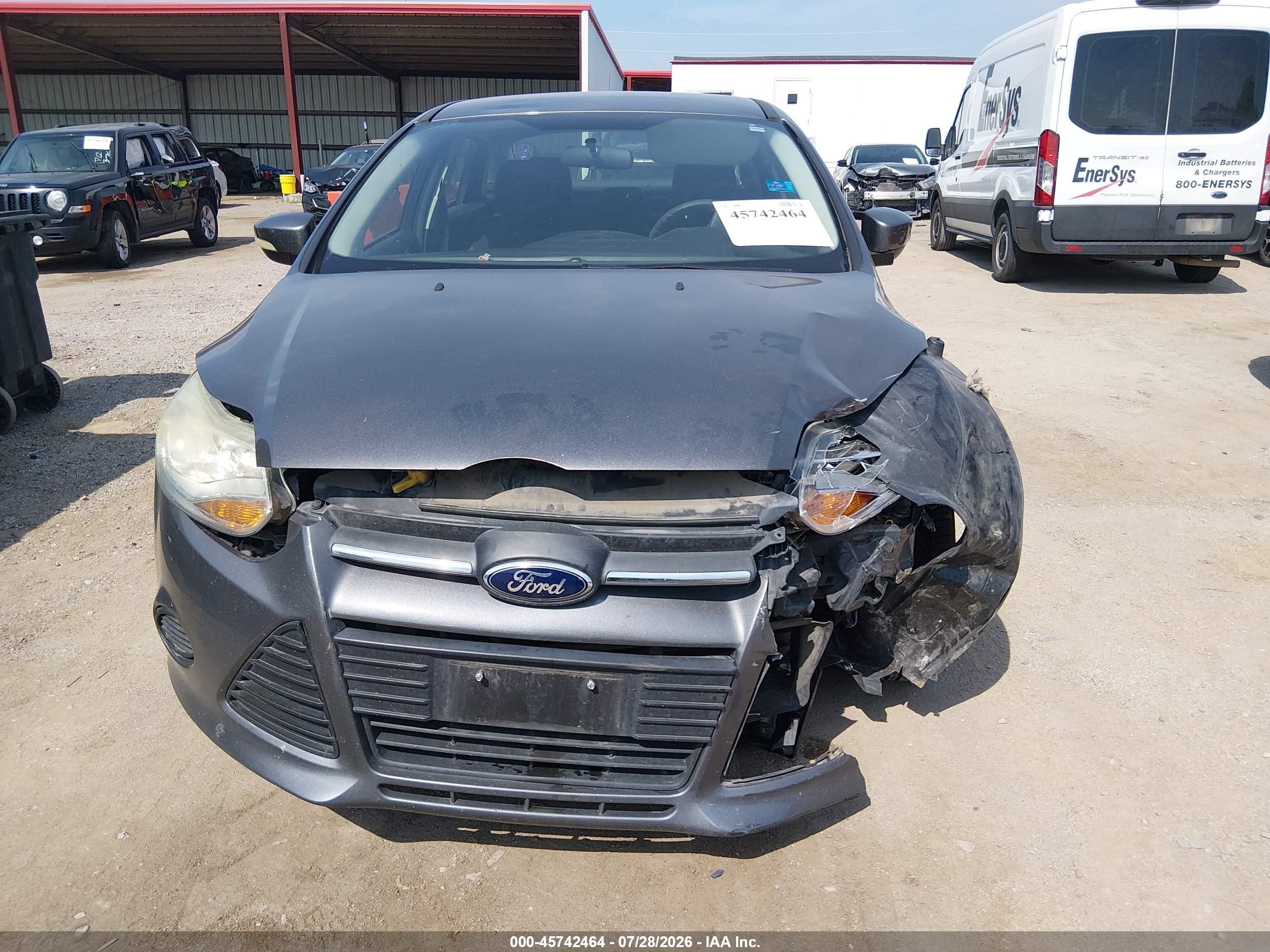2014 Ford Focus Se Gray vin: 1FADP3F20EL459855