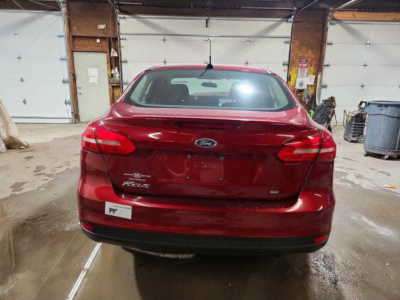 2015 Ford Focus Se Темно-бордовый vin: 1FADP3F20FL227077