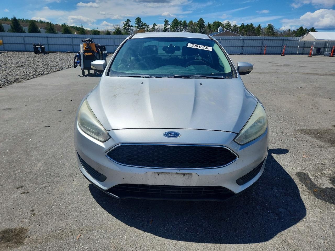 2015 Ford Focus Se Silver vin: 1FADP3F20FL233865