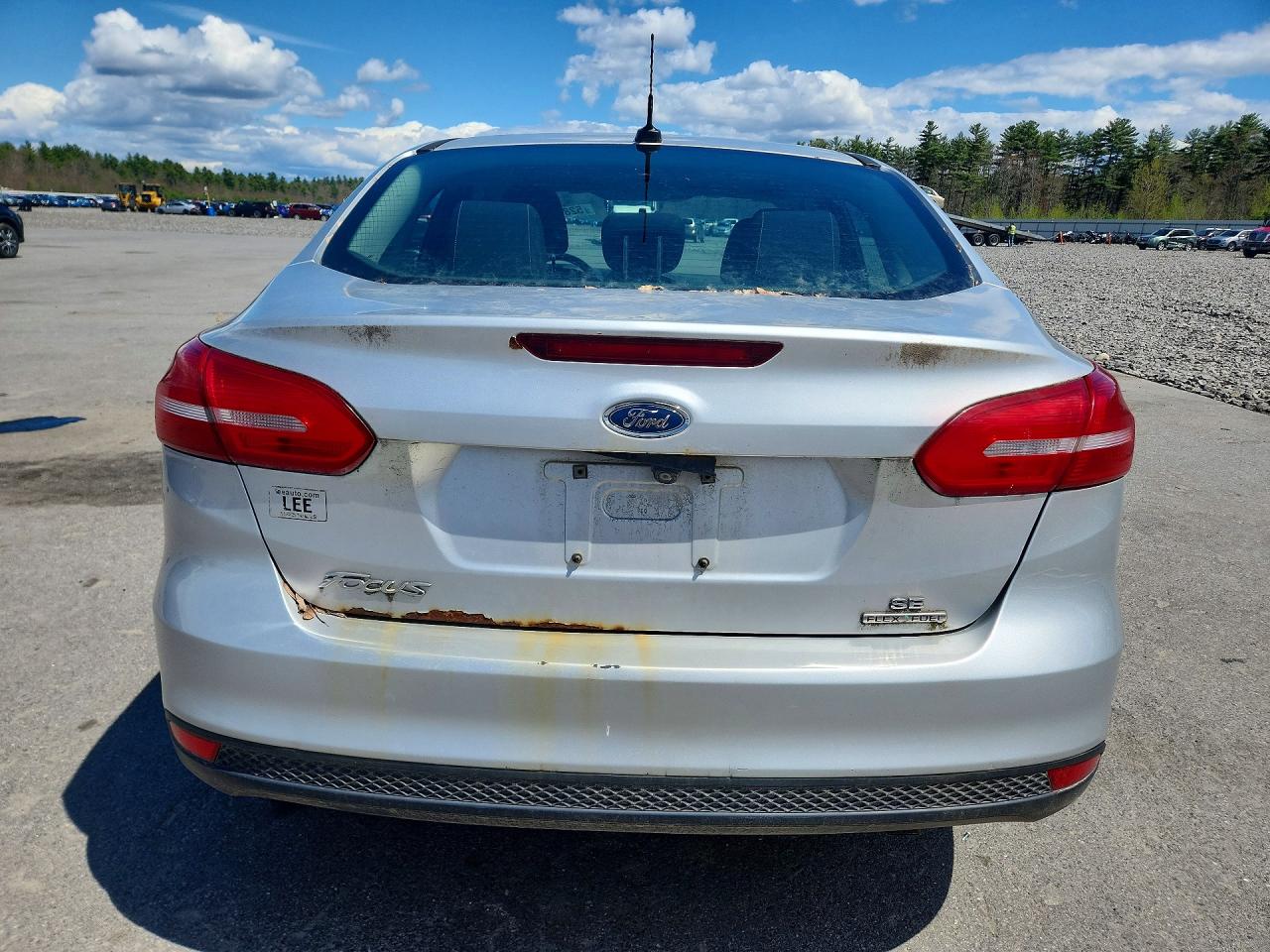 2015 Ford Focus Se Silver vin: 1FADP3F20FL233865