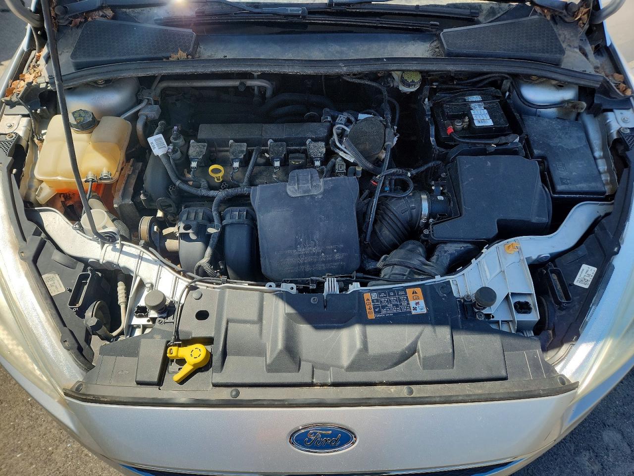 2015 Ford Focus Se Silver vin: 1FADP3F20FL233865