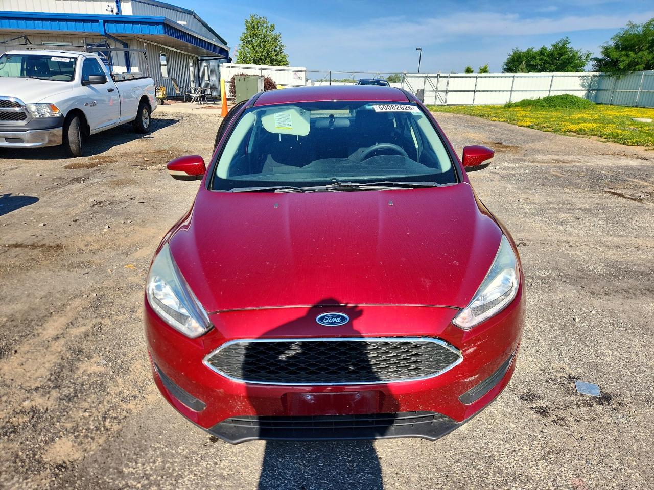 2015 Ford Focus Se Red vin: 1FADP3F20FL235163