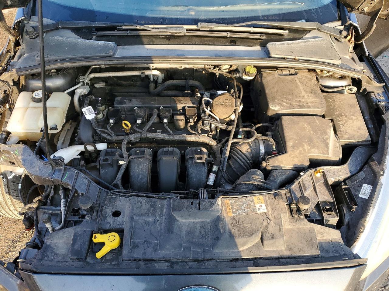 2015 Ford Focus Se Gray vin: 1FADP3F20FL240895