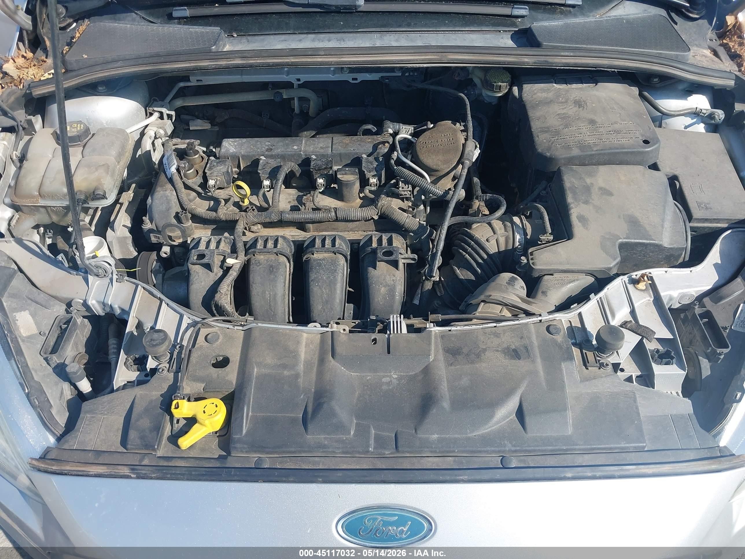 2015 Ford Focus Se Silver vin: 1FADP3F20FL244090
