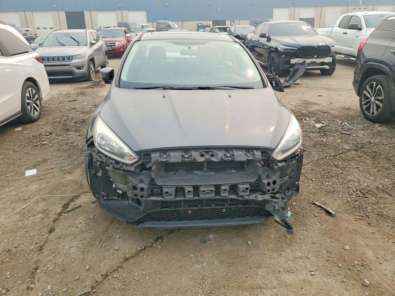 2015 Ford Focus Se Black vin: 1FADP3F20FL268647