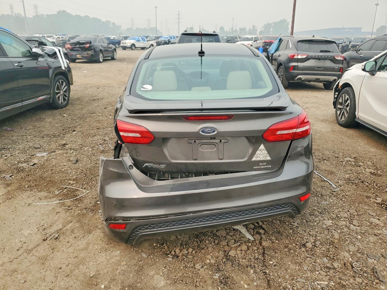 2015 Ford Focus Se Black vin: 1FADP3F20FL268647