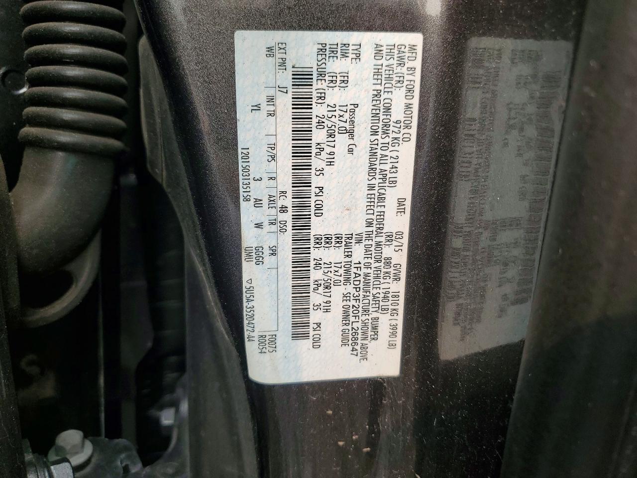 2015 Ford Focus Se Black vin: 1FADP3F20FL268647