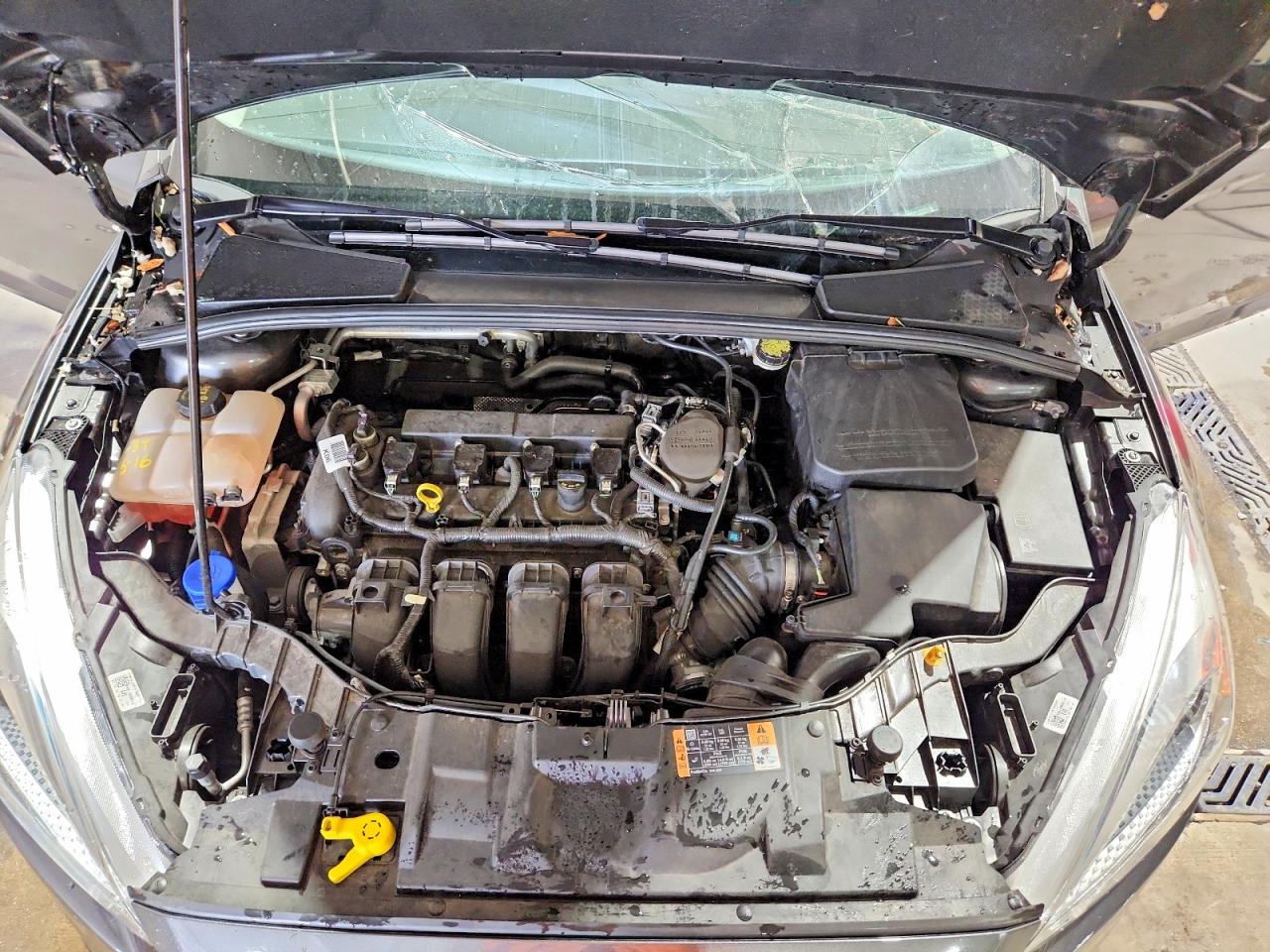 2015 Ford Focus Se Gray vin: 1FADP3F20FL272973