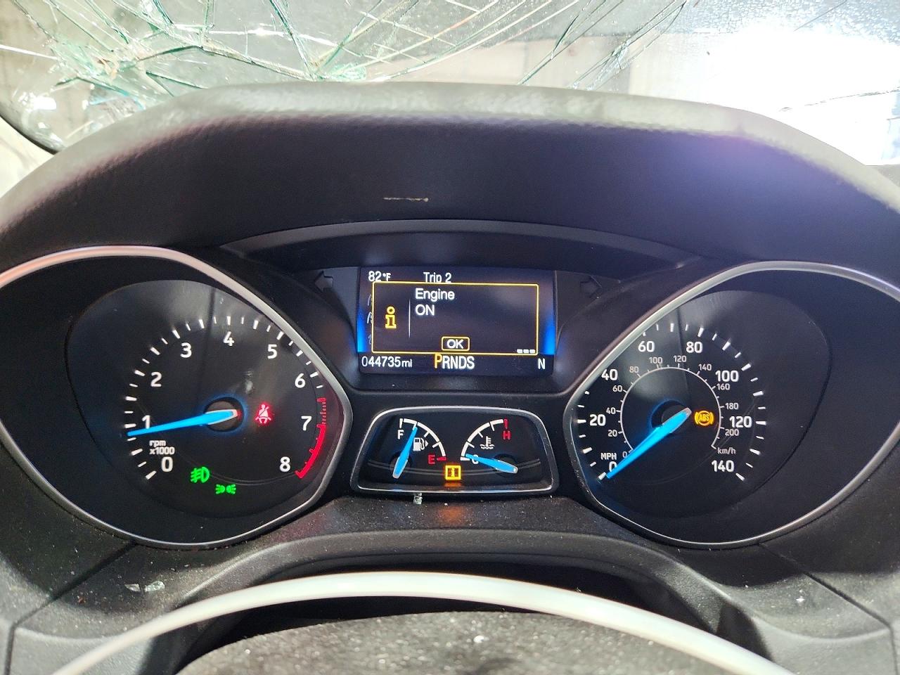 2015 Ford Focus Se Gray vin: 1FADP3F20FL272973