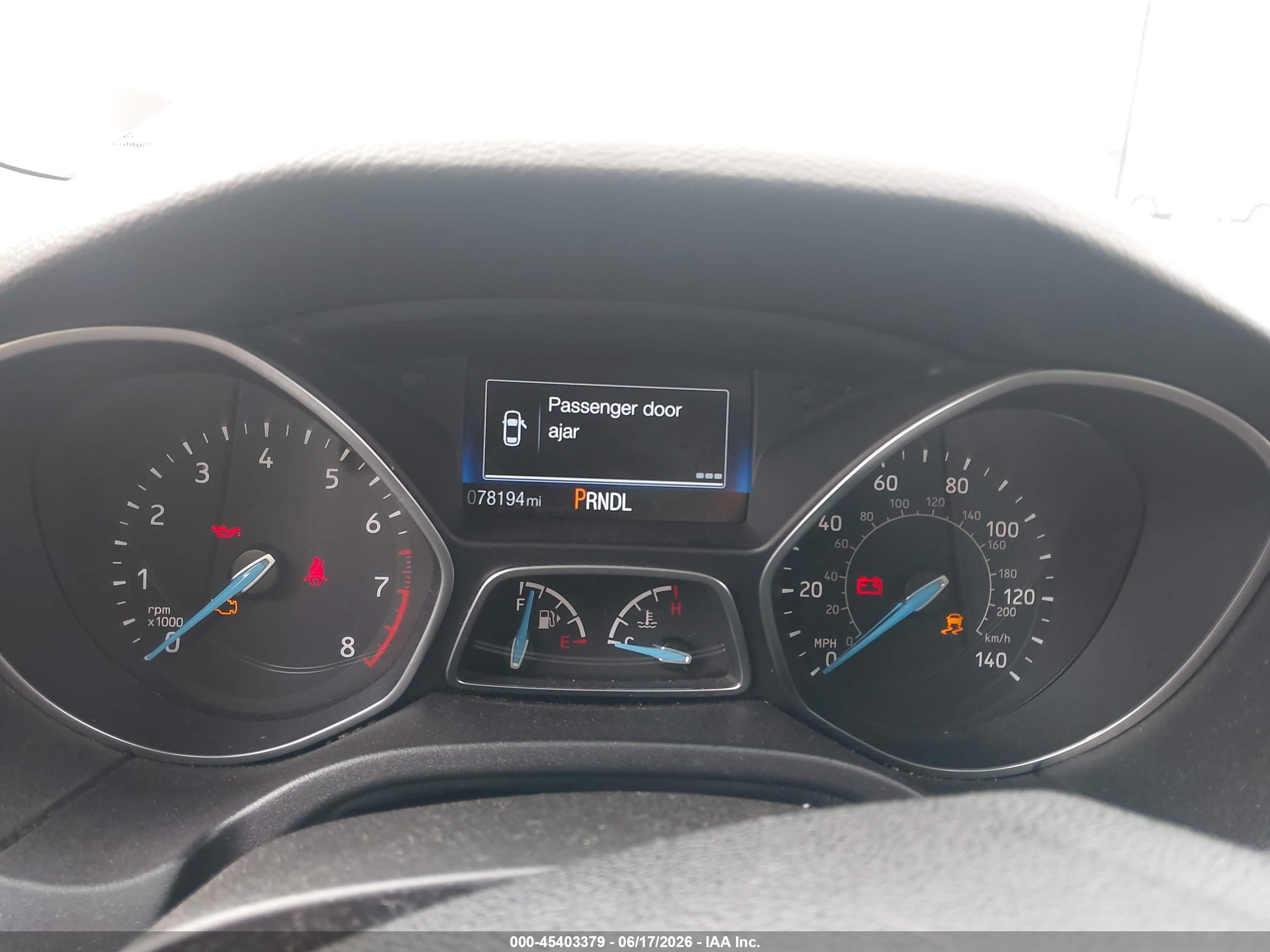 2015 Ford Focus Se Gray vin: 1FADP3F20FL294665
