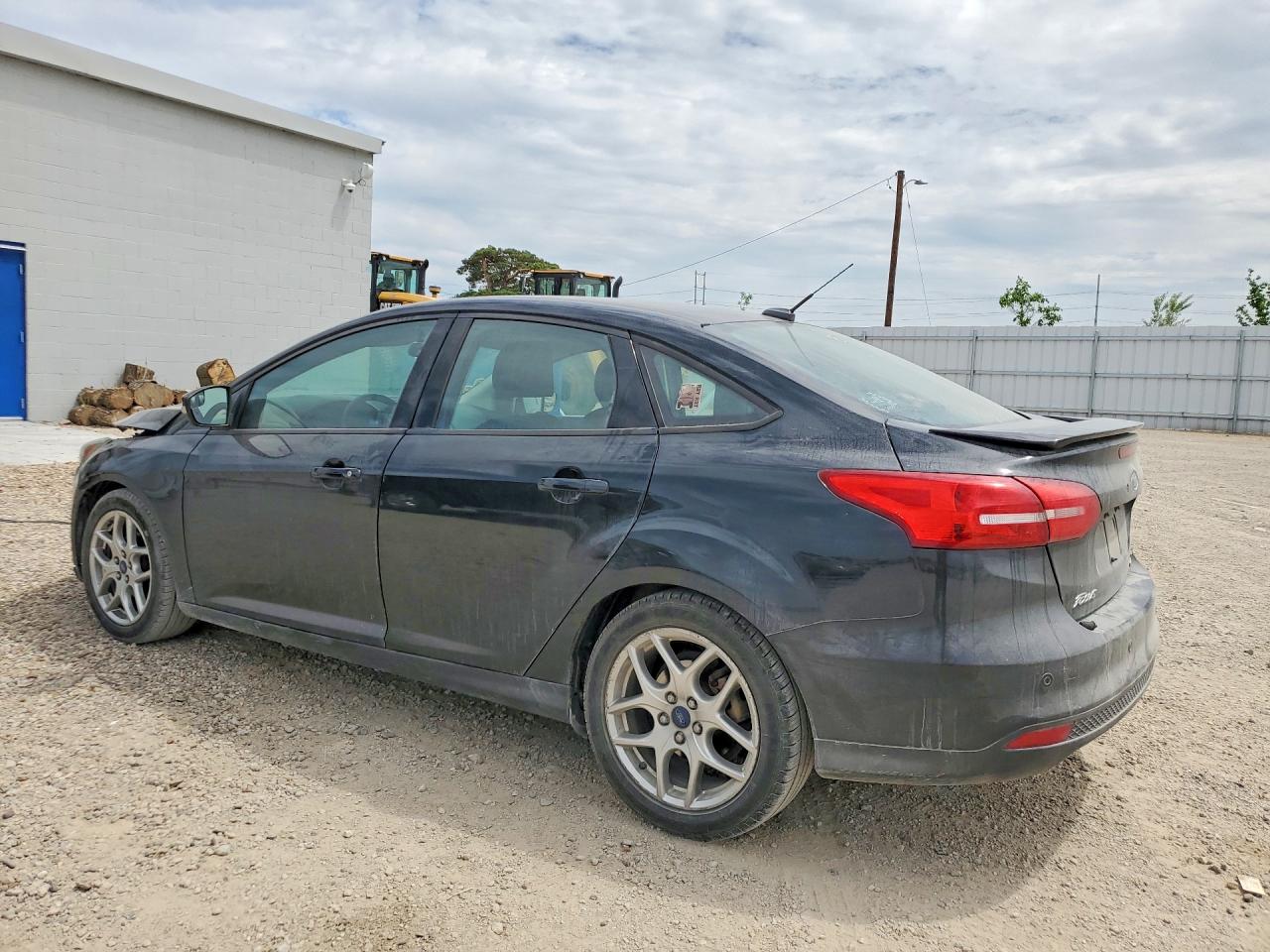 2015 Ford Focus Se Black vin: 1FADP3F20FL313201