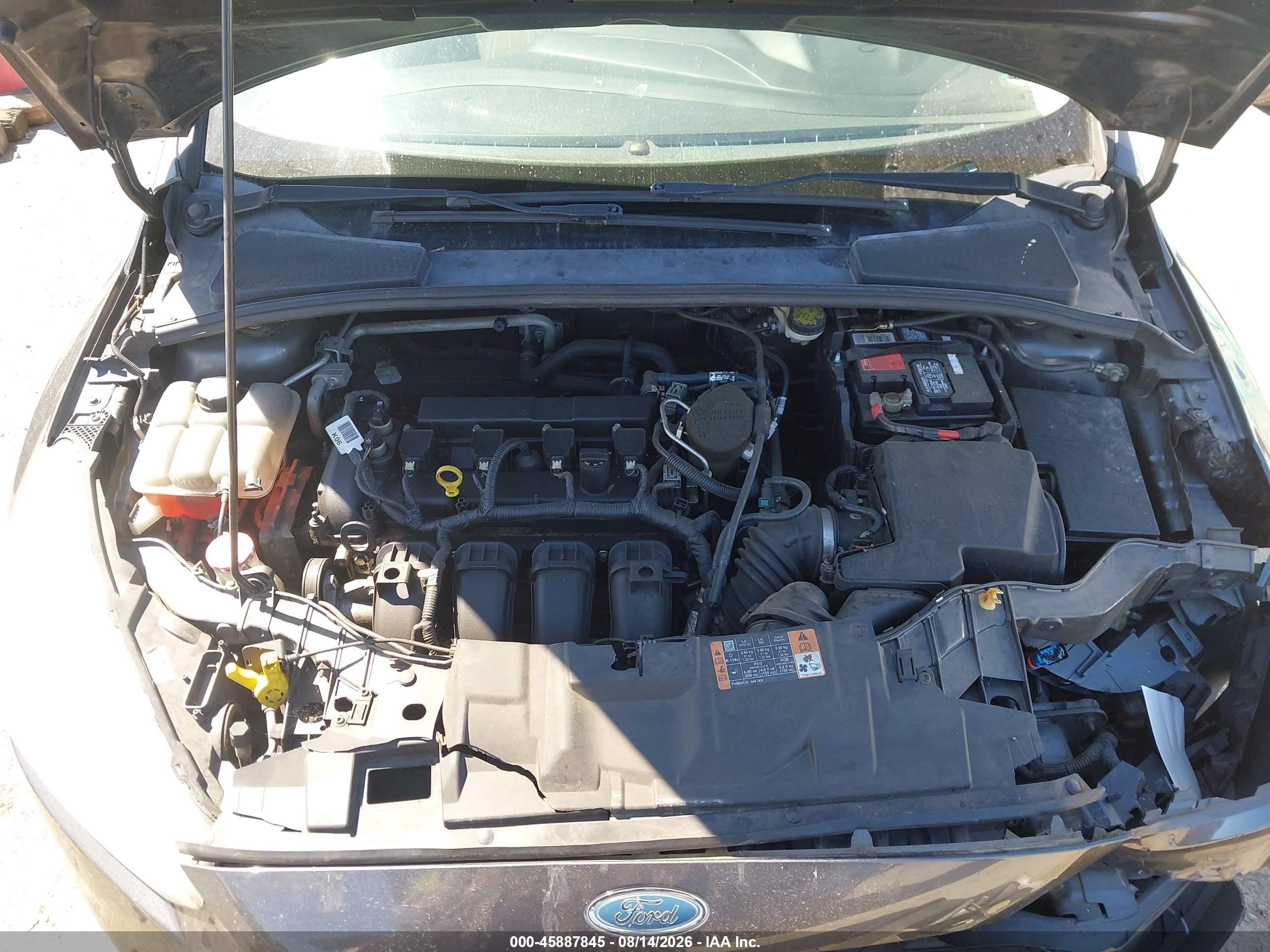 2015 Ford Focus Se Gray vin: 1FADP3F20FL316941