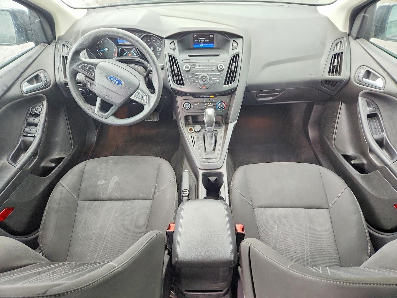 2015 Ford Focus Se Black vin: 1FADP3F20FL318334