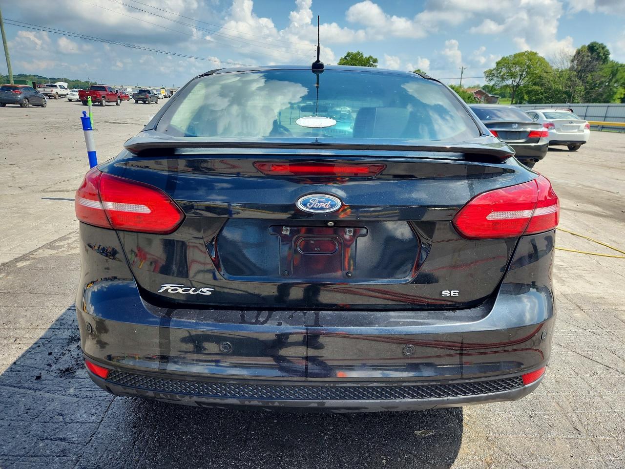 2015 Ford Focus Se Black vin: 1FADP3F20FL334503