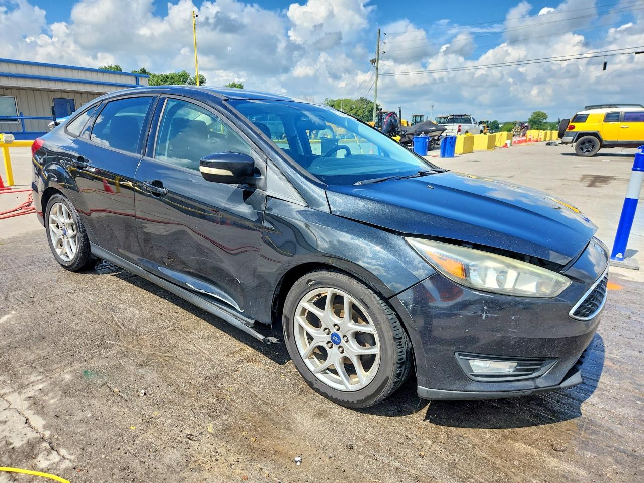 2015 Ford Focus Se Black vin: 1FADP3F20FL334503