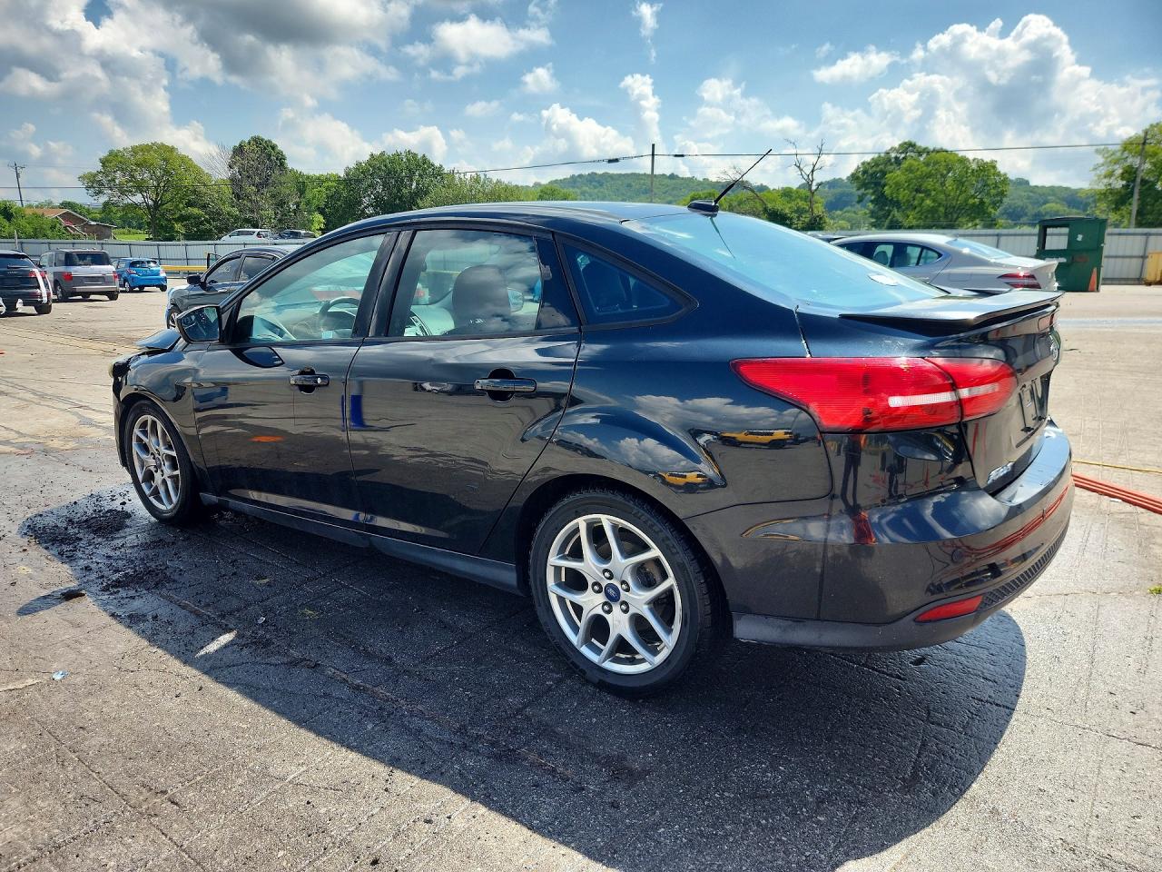 2015 Ford Focus Se Black vin: 1FADP3F20FL334503