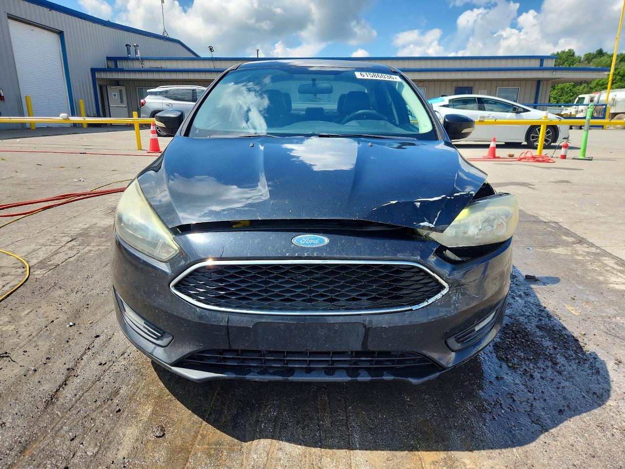 2015 Ford Focus Se Black vin: 1FADP3F20FL334503