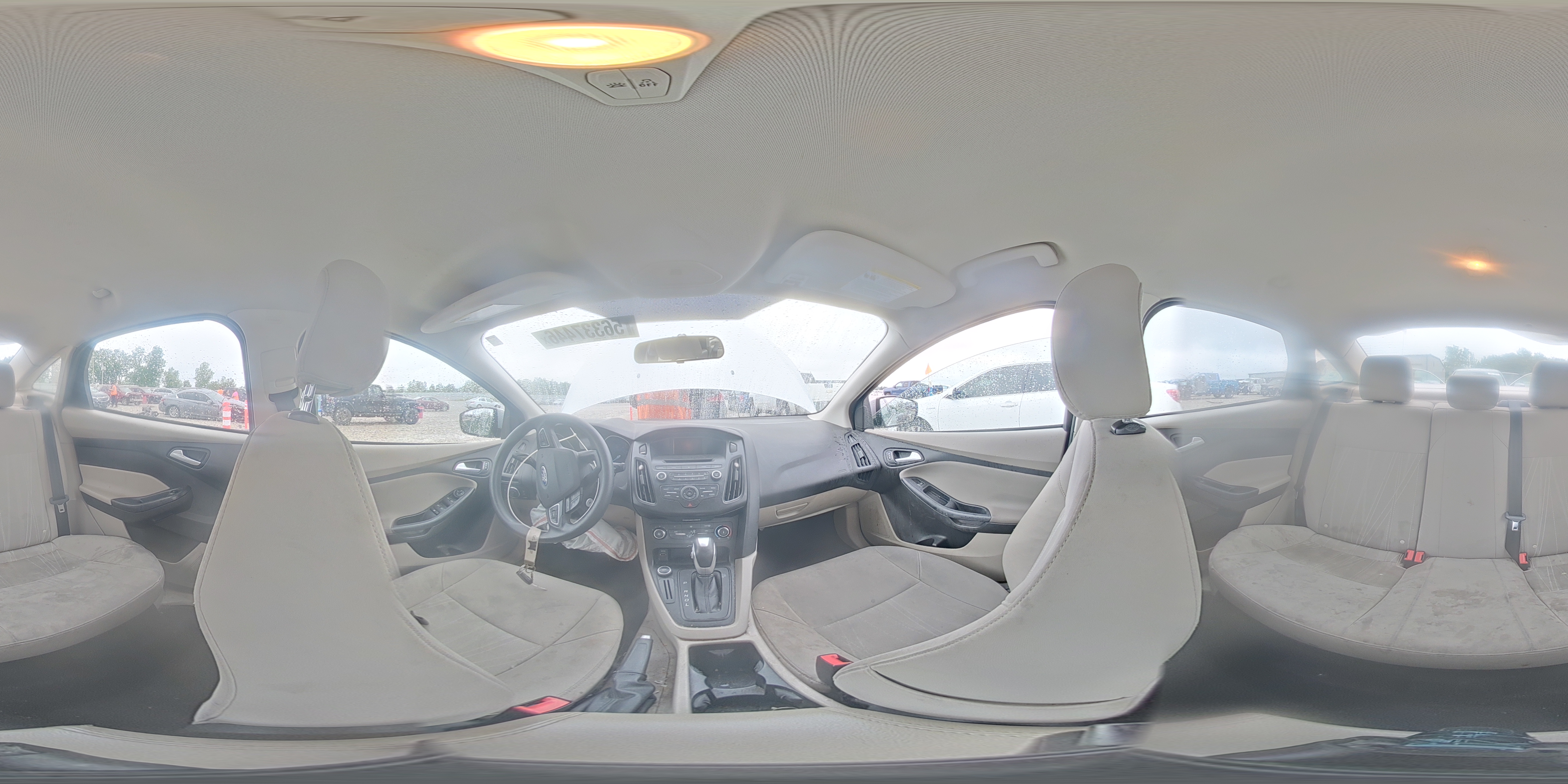 2015 Ford Focus Se White vin: 1FADP3F20FL336784