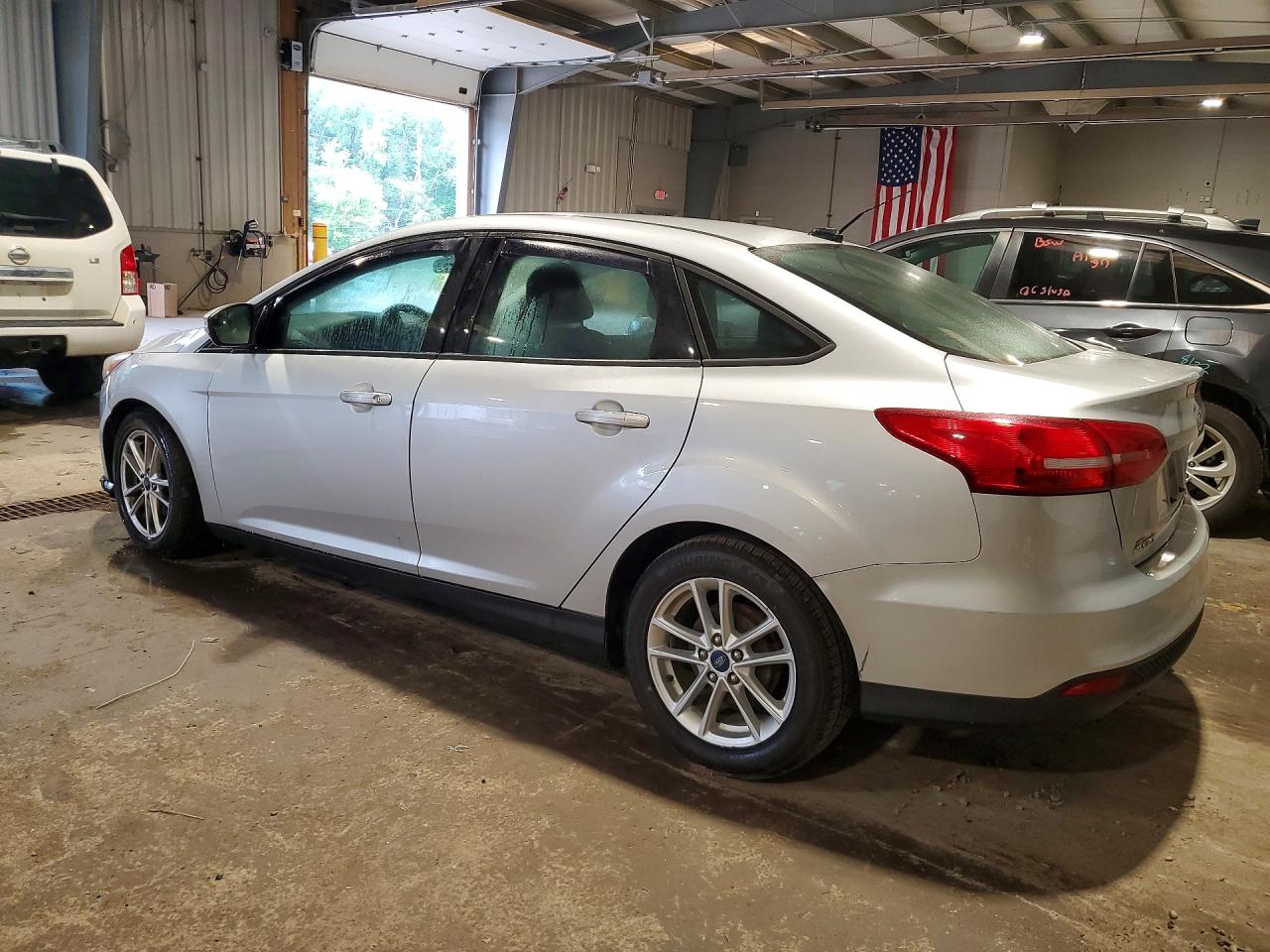 2015 Ford Focus Se Silver vin: 1FADP3F20FL339300