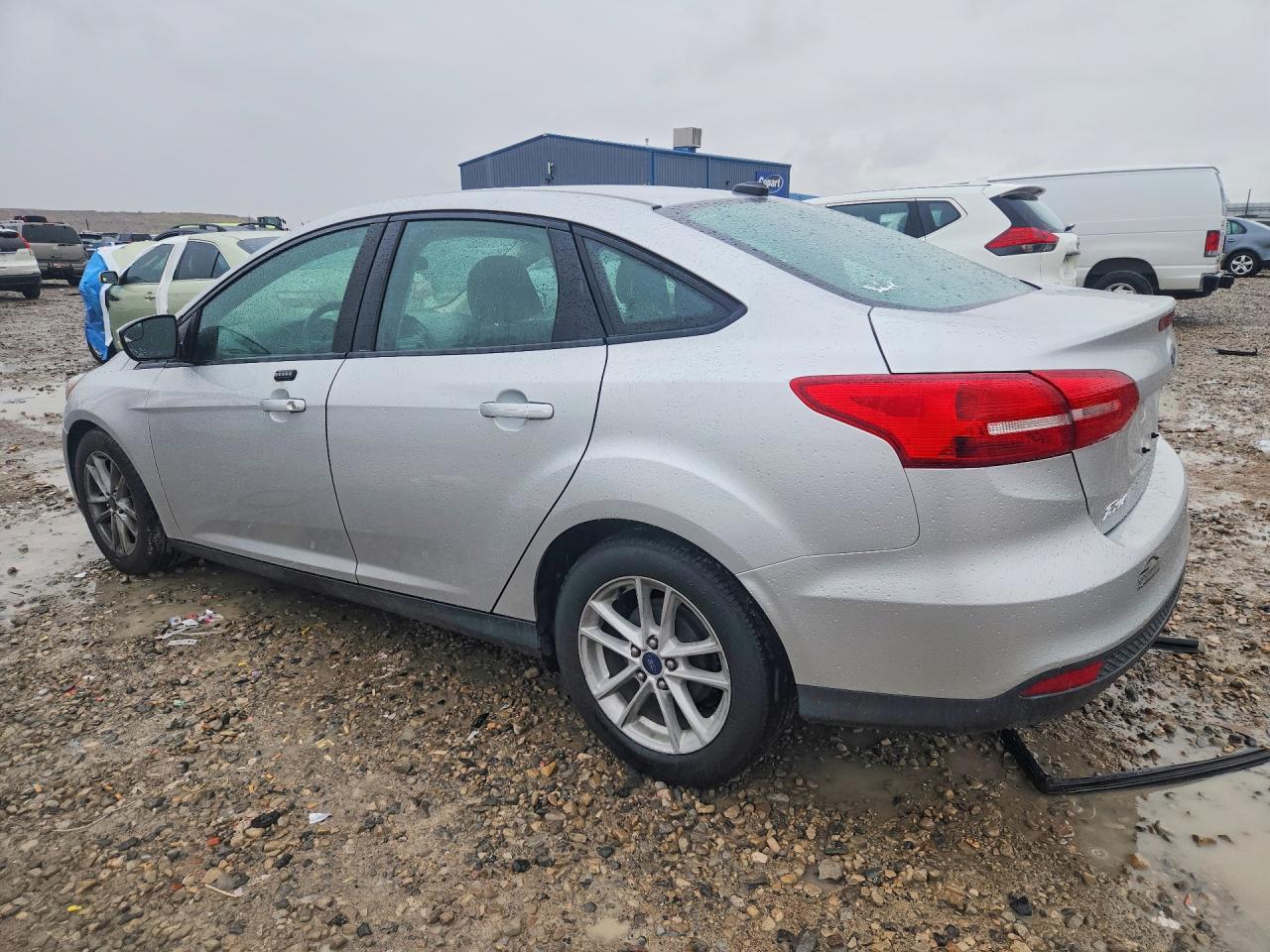2015 Ford Focus Se Silver vin: 1FADP3F20FL370241