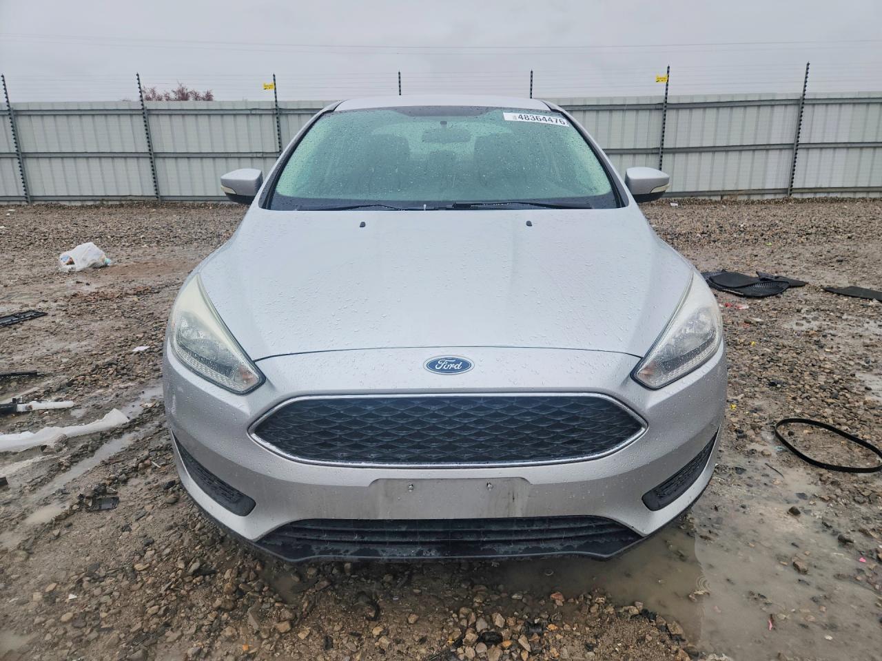 2015 Ford Focus Se Silver vin: 1FADP3F20FL370241